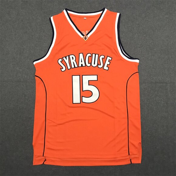 Mens Carmelo Anthony Orange Stitched Jersey